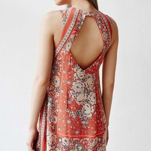 Ecote Dresses - UO Ecote Orange Guinevere Open-Back Frock Dress Ecote Dresses - UO Ecote Orange Guinevere Open-Back Frock Dress